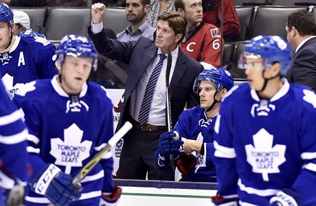 Mike Babcock při premiéře v pozici hlavního trenéra Toronta | na serveru Lidovky.cz | aktuální zprávy Mike Babcock při premiéře v pozici hlavního trenéra Toronta | na serveru Lidovky.cz | aktuální zprávy