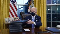 Joe Biden první den v úřadu. | na serveru Lidovky.cz | aktuální zprávy