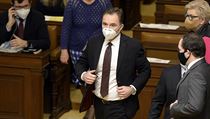Milan Hnilička (za ANO) na jednání sněmovny