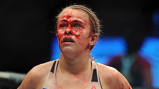 Paige VanZantová po prohře s Rose Namajunasovou.