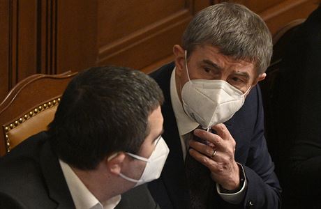 Premiér Andrej Babiš a ministr vnitra Jan Hamáček na schůzi poslanecké sněmovny | na serveru Lidovky.cz | aktuální zprávy