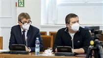 Premiér Andrej Babiš a šéf ČSSD a ministr vnitra Jan Hamáček.