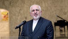 íránský ministr zahranií Mohammad Davád Zaríf.