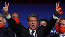 Joan Laporta slaví vítězství ve volbách do čela FC Barcelona | na serveru Lidovky.cz | aktuální zprávy