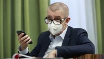 Premiér Andrej Babiš na fotografii ze 3. března 2021.