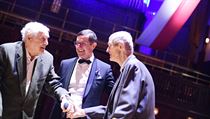 Premiéra Zlatého podrazu (říjen 2018, vlevo Ivan Mrázek, uprostřed Jakub... | na serveru Lidovky.cz | aktuální zprávy