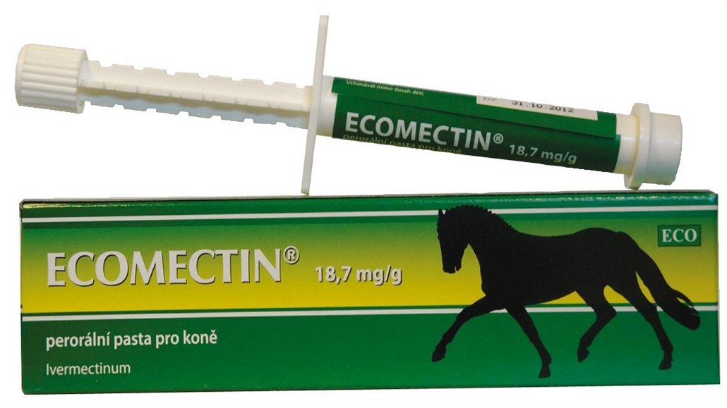 Odervovací pasta Ecomectin obsahuje úinnou látku ivermektin, ta podle...