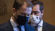 Slovenský premiér Igor Matovič (vlevo) a bývalý ministr zdravotnictví Marek... | na serveru Lidovky.cz | aktuální zprávy