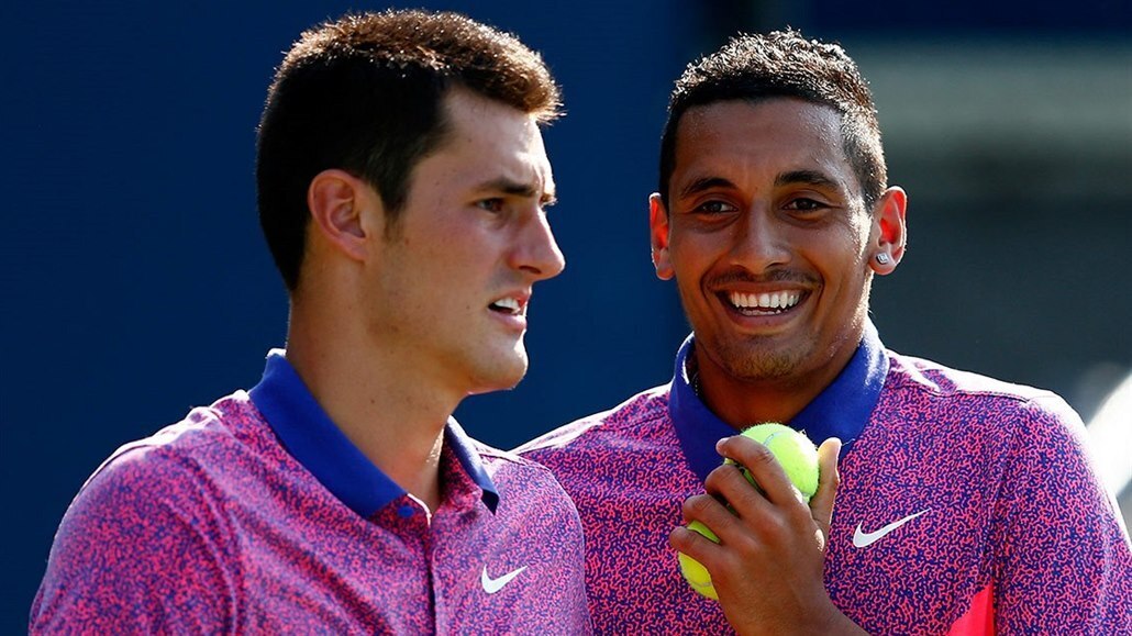 Bernard Tomic (vlevo) a Nick Kyrgios jsou nejvtími australskými hvzdami.