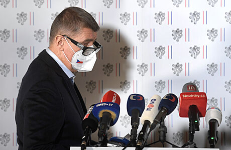Premiér Andrej Babiš na mimořádné tiskové konferenci. | na serveru Lidovky.cz | aktuální zprávy