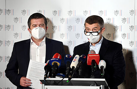 Premiér Andrej Babiš a první místopředseda vlády Jan Hamáček na mimořádné... | na serveru Lidovky.cz | aktuální zprávy Premiér Andrej Babiš a první místopředseda vlády Jan Hamáček na mimořádné... | na serveru Lidovky.cz | aktuální zprávy