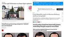 Světová média píší o kauze Vrbětice. Mezi nimi The Washington Post, The... | na serveru Lidovky.cz | aktuální zprávy