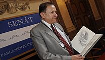 Lékař Karel F. Raška převzal 26. května 2009 v Praze Cenu Společnosti pro vědu...