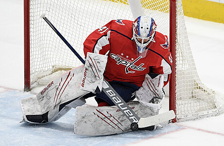 Brankář Vítek Vaněček v dresu Washington Capitals. | na serveru Lidovky.cz | aktuální zprávy Brankář Vítek Vaněček v dresu Washington Capitals. | na serveru Lidovky.cz | aktuální zprávy