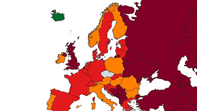 Aktuální stav (před pondělím 7. června) cestovatelské mapy, tedy ukazatele...