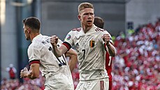 Kevin De Bruyne slaví gól proti Dánsku | na serveru Lidovky.cz | aktuální zprávy