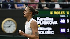 Tenistka Karolína Plíková prola na Wimbledonu u do semifinále.