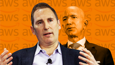 Andy Jassy a Jeff Bezos. Andy Jassy a Jeff Bezos.