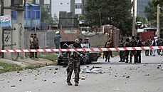 Afghánskou metropoli Kábul v úterý zasáhly ti rakety, které pi ranních...