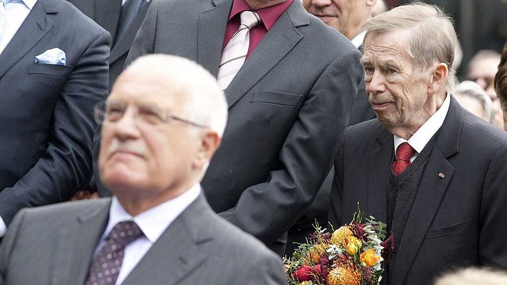 Václav Klaus a Václav Havel se po delí dob seli.