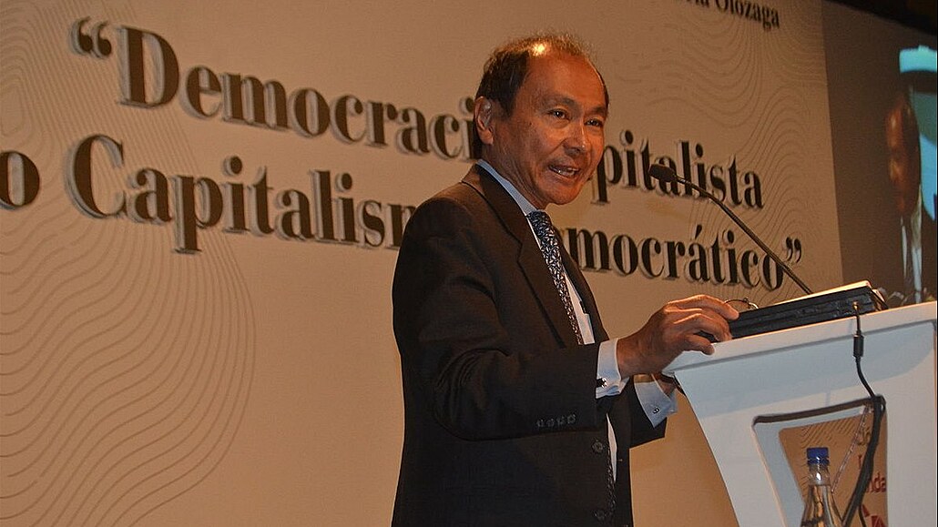 Francis Fukuyama, americký profesor politické ekonomie japonského pvodu, na...