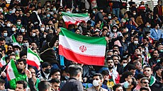 Fanouci na fotbalovém zápase Írán - Libanon