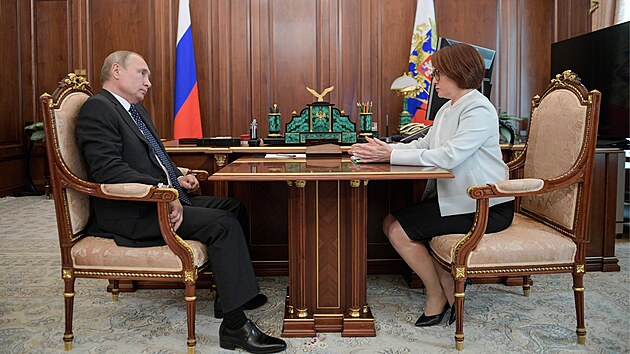 Prezidentka ruské centrální banky Elvira Nabiullinová na archivním snímku při... | na serveru Lidovky.cz | aktuální zprávy Prezidentka ruské centrální banky Elvira Nabiullinová na archivním snímku při... | na serveru Lidovky.cz | aktuální zprávy