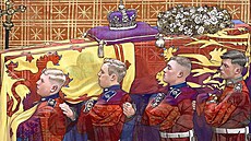 Obřad dovedený k dokonalosti. Královský pohřeb není pouhým uložením mrtvého... Obřad dovedený k dokonalosti. Královský pohřeb není pouhým uložením mrtvého...