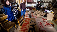 Hodina pravdy, protest vysokoškolských pedagogů, Filozofická fakulta UK,...