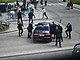 Policie Slovenské republiky a Ochranná sluba Policie SR v akci pi atentátu na...