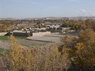 Vesnice pobl zkladny Shank v afghnsk provincii Lgar