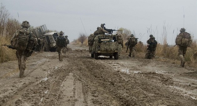 Jednotky ISAF v Afghánistánu. Ilustraní foto.