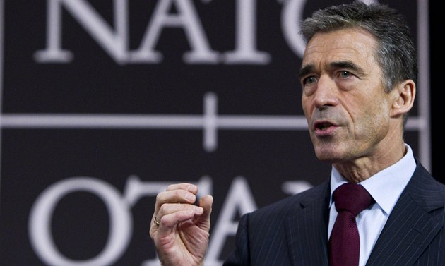 Generální tajemník NATO Anders Fogh Rasmussen.