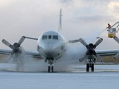 Rozmrazovn na zkladn v islandskm Keflavku