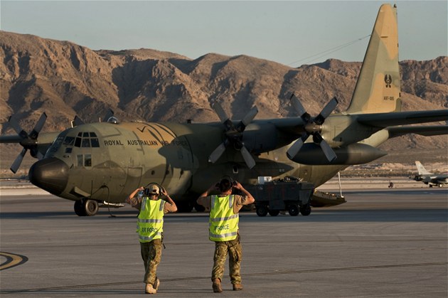 Transportní letoun C-130H australského letectva.