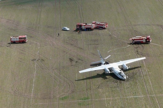 Havárie ruského letounu An-30 v áslavi