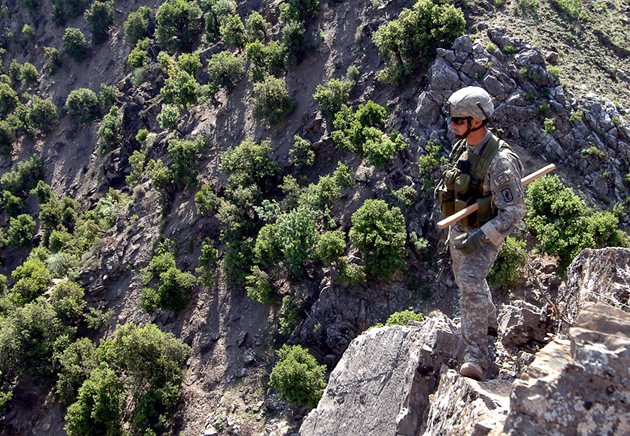 Americký voják v Afghánistánu (ilustraní foto)