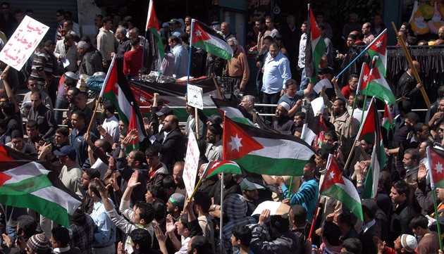 Protesty v Jordánsku. Ilustraní foto.