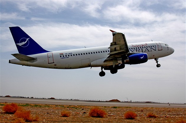 Airbus A320 syrské letecké spolenosti