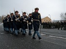 Slavnostn nstup k ukonen mise eskch letc s gripeny nad Pobaltm (slav,