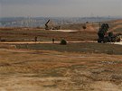 Baterie americkch stel Patriot nad tureckm mstem Gaziantep