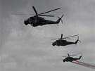 Bitevn vrtulnky Mi-24/35 na Dnech NATO v Ostrav