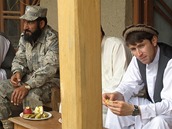 Kapitn William Swenson bhem sluby v afghnsk provincii Kunar