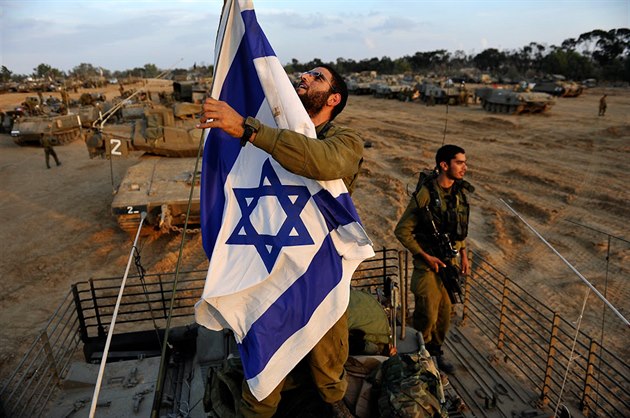 Izraeltí vojáci v pásmu Gazy. Ilustraní snímek