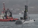 Portugalsk ponorka pobl pstavu v norskm Bergenu