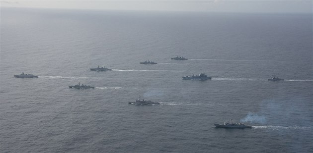 Vlen flotila NATO bhem manvr u pobe Norska