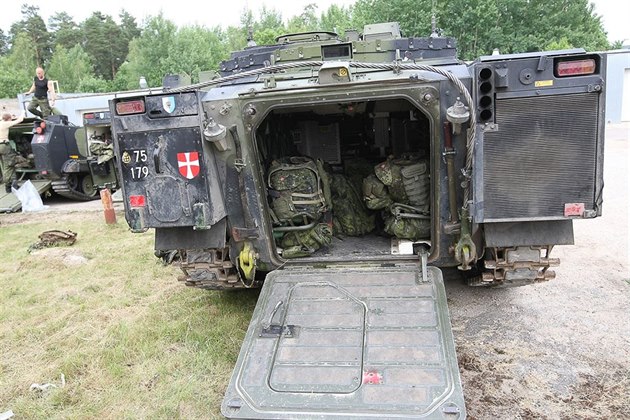 Dánské jednotky na cviení Sabre Strike v Pobaltí. Ilustraní foto.