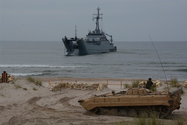 Cviení Anakonda v Polsku. Ilustraní foto.