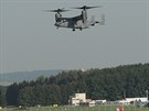 Americk konvertopln CV-22B Osprey na Dnech NATO v Ostrav