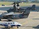 Americk konvertopln CV-22B Osprey na Dnech NATO v Ostrav